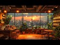 Ambient Coffee Shop with Jazz Music 2024 ☕ Calming Music for Stress Relief Playlist 2024