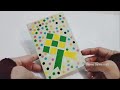 DIY||cara membuat kartu lebaran yang mudah dari Kertas origami