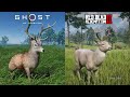 Red Dead Redemption 2 vs Ghost of Tsushima - Physics and Details Comparison