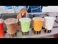 Fruit Juice with Bubble Pearl | Street Drink | Thai Street Food | Very Food