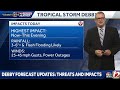 Debby Forecast Update