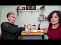 American Couple Reacts: Chip Butty! FIRST TIME EVER Making & Eating One! US Grocery Trip Too!