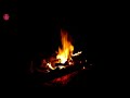 LATE NIGHT CAMPFIRE AMBIENCE | NATURE SOUNDS RELAXING