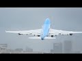 NEW YEAR'S EVE 2022 PLANE SPOTTING SPECIAL! 22 AMAZING LANDING & TAKEOFF!A380,B747..ETC W/ FIREWORKS