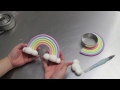 How to Make a Fondant Rainbow Cake Topper