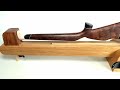 Miniature bolt action rifles in exotic woods