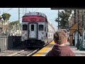 The Complete Caltrain Evening Rush Hour At Burlingame On February 16, 2023