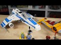 LEGO Star Wars 75364 NEW REPUBLIC E-WING vs. SHIN HATI'S STARFIGHTER Review! (2023)