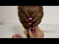 Don't put your hair down in hot weather, comb it like this, cool and neat, fashion, hairdressing,