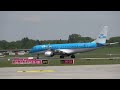 The best Pilot wave ever. Embraer E190 landing & takeoff performance at Hamburg Airport.  @KLM