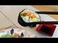 HOMEMADE SUSHI & ASIAN SALAD for UNDER $10!!! | Wait till you hear the soundtrack :)