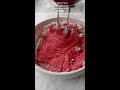 Red Velvet Sponge Recipe #shorts #cakedecorating #recipe #food #cakelover