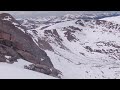 Sitting on the NE face of Mt Evans in June 2023