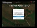 Flightradar24 Aerosecre crash 😰