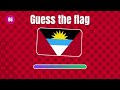 Guess the Country from Its Flag🚩🌍| 100 Flags Challenge | Levels from Easy to Impossible!
