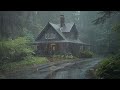 Eliminate Stress And Sleep Well With Heavy Rain In The Forest | Natural Sounds For Sleep