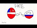 Countries that hate and love each other