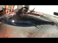 112lb Bluefin Tuna on the Aztec with a live mackerel
