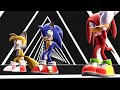 (mmd) sonic tails and knuckles dance