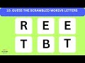 Quiz-blasters/Guess the Scrambled Word/6 LETTERS/Quiz#50/Scrambled Word Game