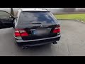 Mercedes W211/S211 280 CDi Exhaust soundcheck Brabus