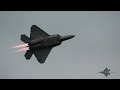 USAF F-22 Demo Team in 4K - Airshow London - 2023-09-08.