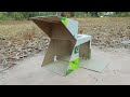 Really Creative Trap Using Cardboard Box - The Best Unique Trap And Processing 100%