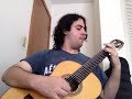 The Hobbit - The Misty Mountains on Classical Guitar