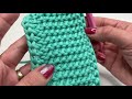 TUNISIAN PURL STITCH / Crochet / Beginner