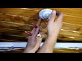 How to install a passive infra red motion sensor in a ceiling - PIR occupancy sensor