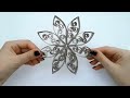 Easy Paper Quilling Tutorial / Toilet Paper Roll Christmas Ornaments / DIY Recycling Decorations