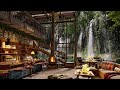 4K Cozy Spring Coffee Shop Ambience ☕ Background Music for Relaxing, Studying and Working