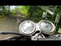 Road Closed - in Japan, riding my 2022 Triumph Bonneville T120