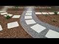 How to Make a Stepping Stone Pathway