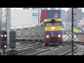 LIRR HD 60fps: One Hour of Continuous Action @ Woodside During Evening Rush Hour (1/12/17)