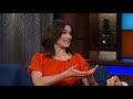 Rachel Weisz Makes Baby News On The Late Show