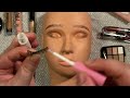 ASMR on Mannequin ~ Dollar Tree Makeup Look ~ No Talking