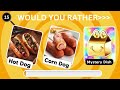 Would You Rather...? MYSTERY Dish Edition 🎁🍟 Snacks & Junk Food