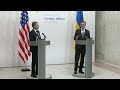 LIVE: US Secretary of State Antony Blinken holds a press briefing in Ukraine