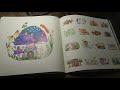 Completed Book Flip Through - Worlds of Wonder by Johanna Basford (adult coloring)