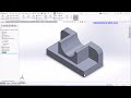 Solidworks Tutorial for Beginners Exercise 2 | Mechanical dot com