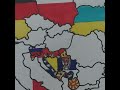 Drawing former Yugoslav countries on my Europe map