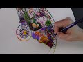 Let's relax and illustrate Beltane in my Wheel of the Year