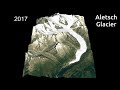 Glaciers in the Alps from the last ice age to 2100