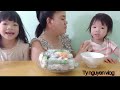 Làm gỏi cuốn ăn cùng hai con gái| Nguyen Ty vlog #32