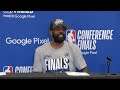 Kyrie Irving talks Game 5 Win vs Timberwolves, Postgame Interview 🎤