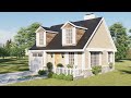 26'x26' (8x8m)  Cottage House Ideas: Small Place Holding Big Dreams