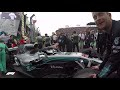 EXCLUSIVE: Inside Mercedes' Celebrations After Lewis Hamilton's Title Win