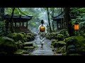 Meditative Melodies in the Rainy Day Zen Garden - Japanese Zen Music Soothing, Meditation, Healing