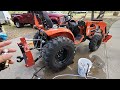 Filling tractor tires with WATER for better traction and balance!